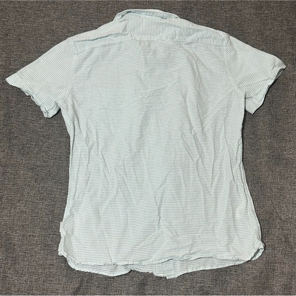 Perry Ellis Men's S Striped Short Sleeve Shirt - Picture 4 of 4